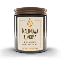 Bosphaera Sojowa świeca zapachowa Malinowa rozkosz - 190 g